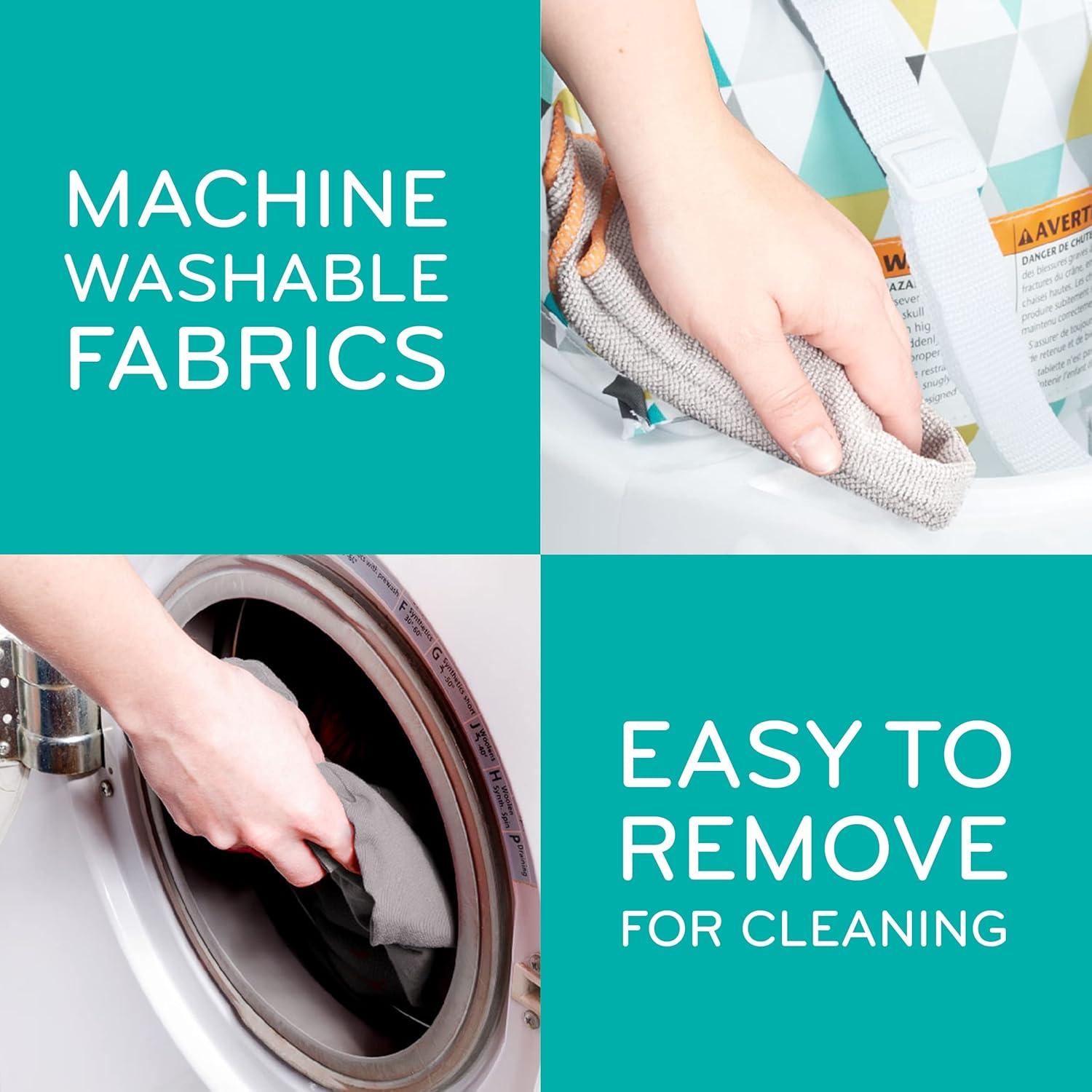 imageEvenflo 4in1 Eat ampamp Grow Convertible High Chair PolyesterPop Star Gray