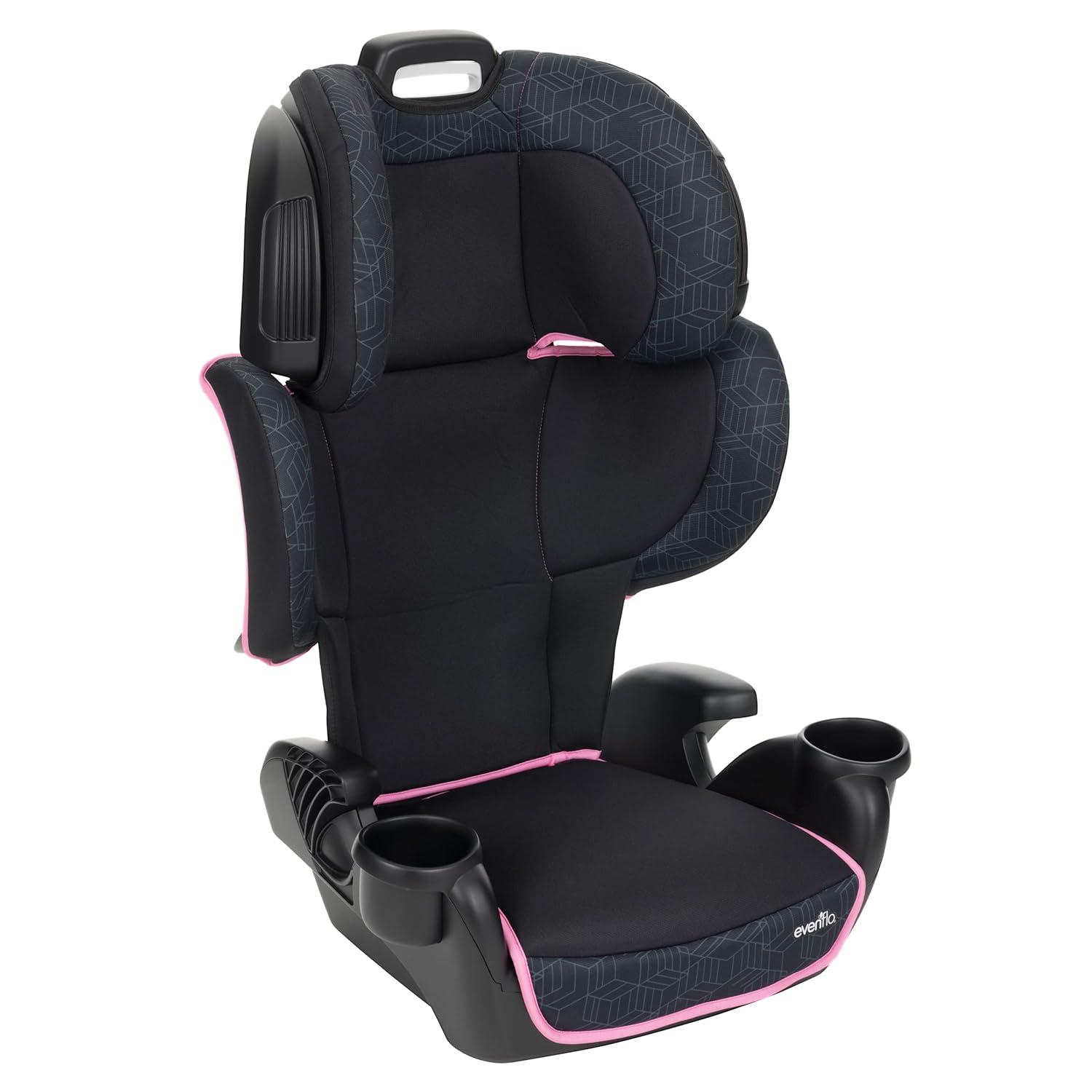 imageEvenflo GoTime LX High Back Booster Car SeatTerrain Pink