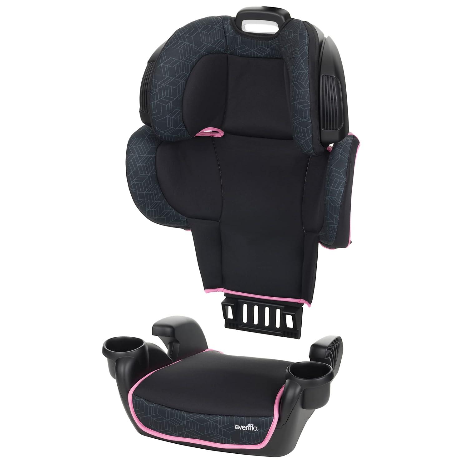 imageEvenflo GoTime LX High Back Booster Car SeatTerrain Pink