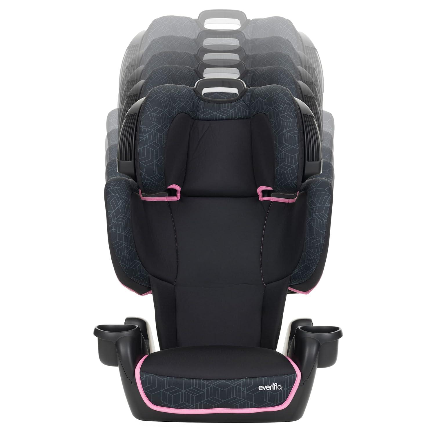 imageEvenflo GoTime LX High Back Booster Car SeatTerrain Pink