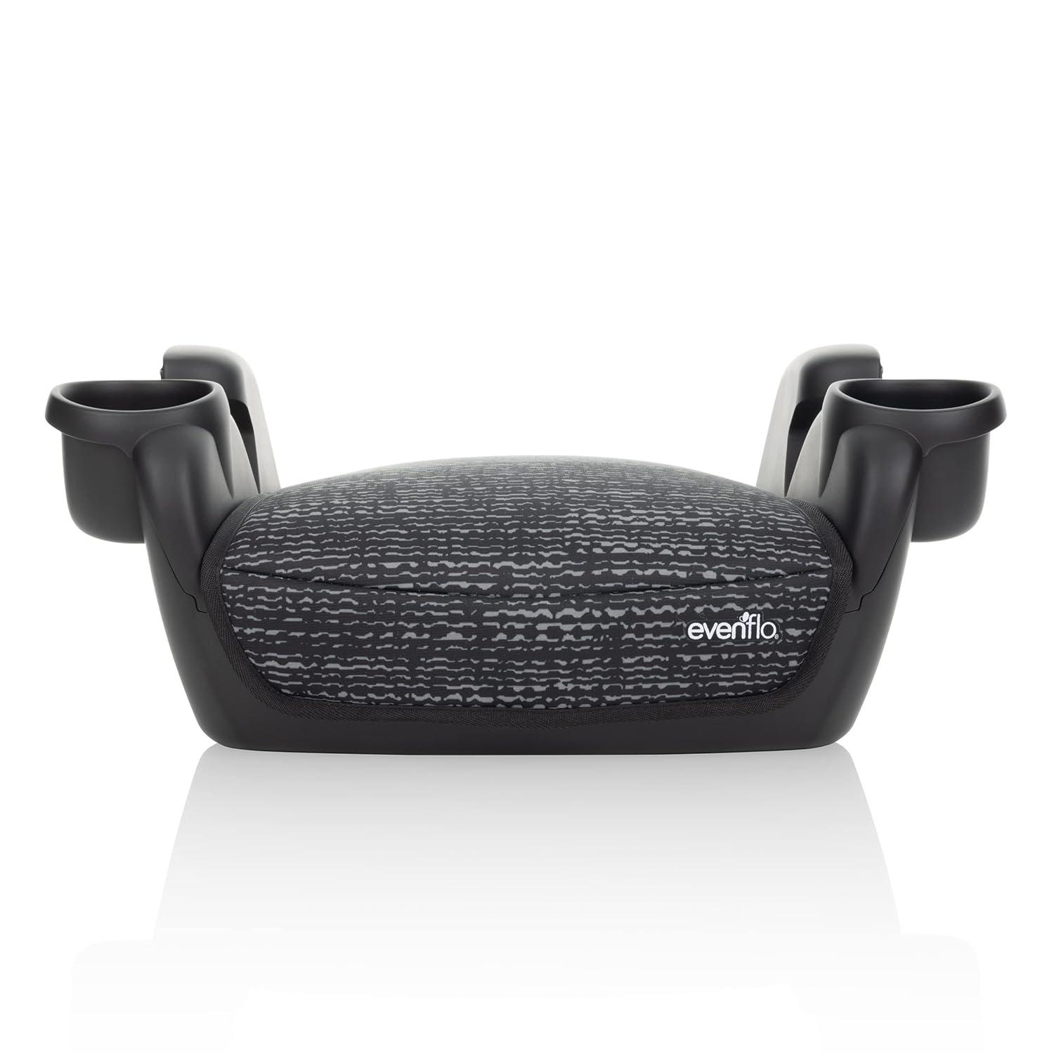 imageEvenflo GoTime No Back Booster Car Seat Blue AstroStatic Black