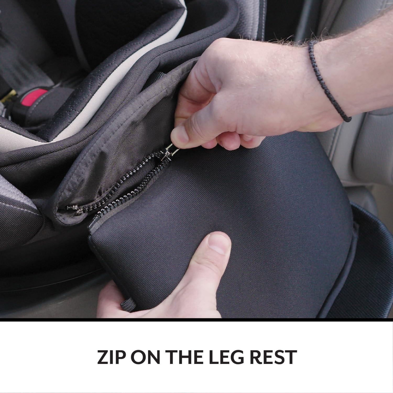 imageEvenflo Gold Revolve360 Extend AllinOne Rotational Car Seat with SensorSafe Onyx BlackBlue