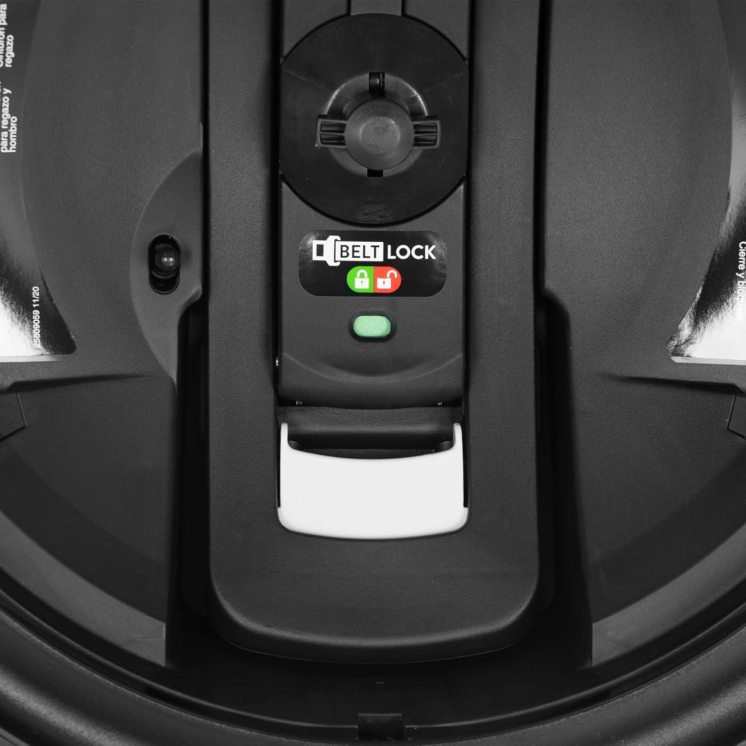 imageEvenflo Gold Revolve360 Extend AllinOne Rotational Car Seat with SensorSafe Onyx BlackMoonstone Gray