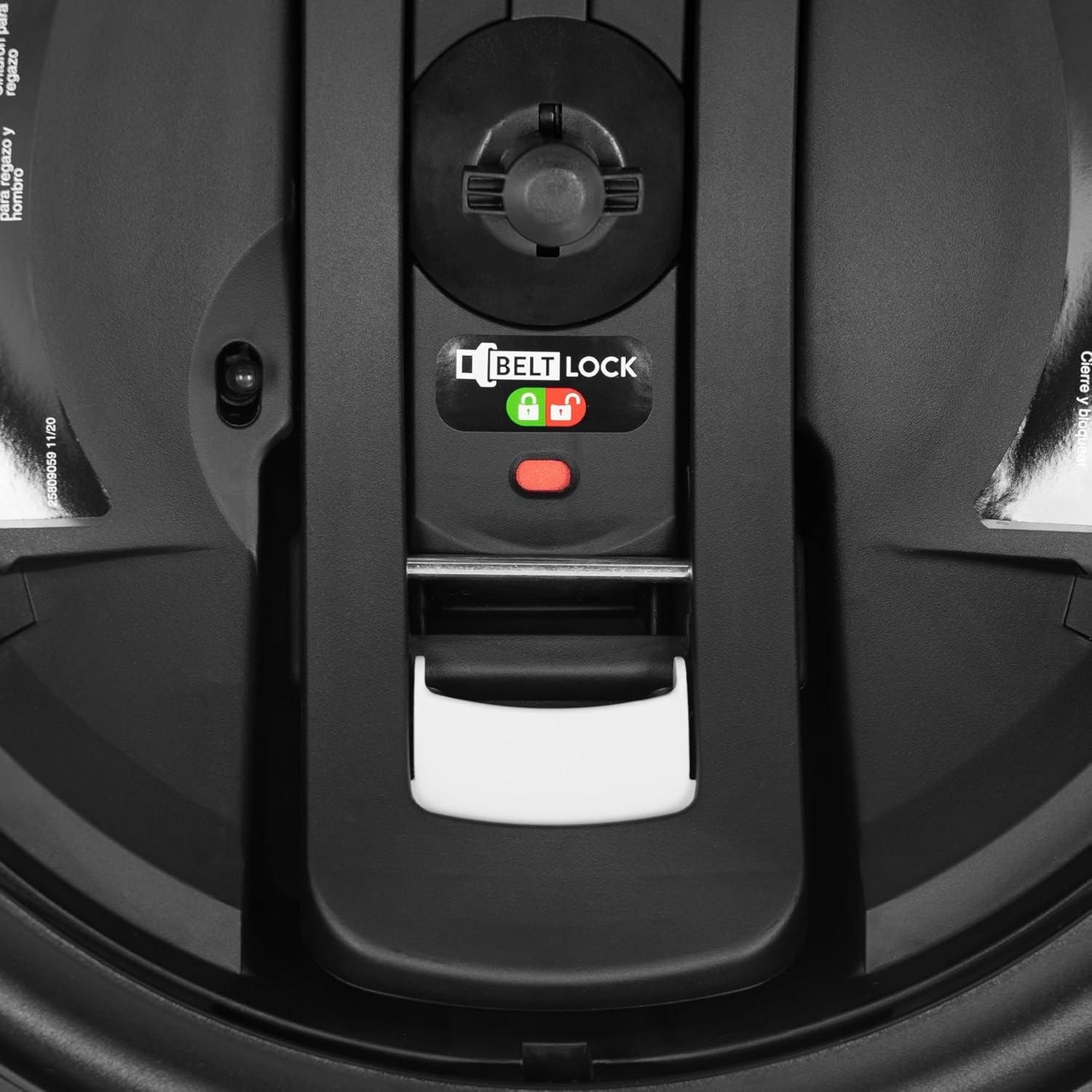 imageEvenflo Gold Revolve360 Extend AllinOne Rotational Car Seat with SensorSafe Onyx BlackMoonstone Gray