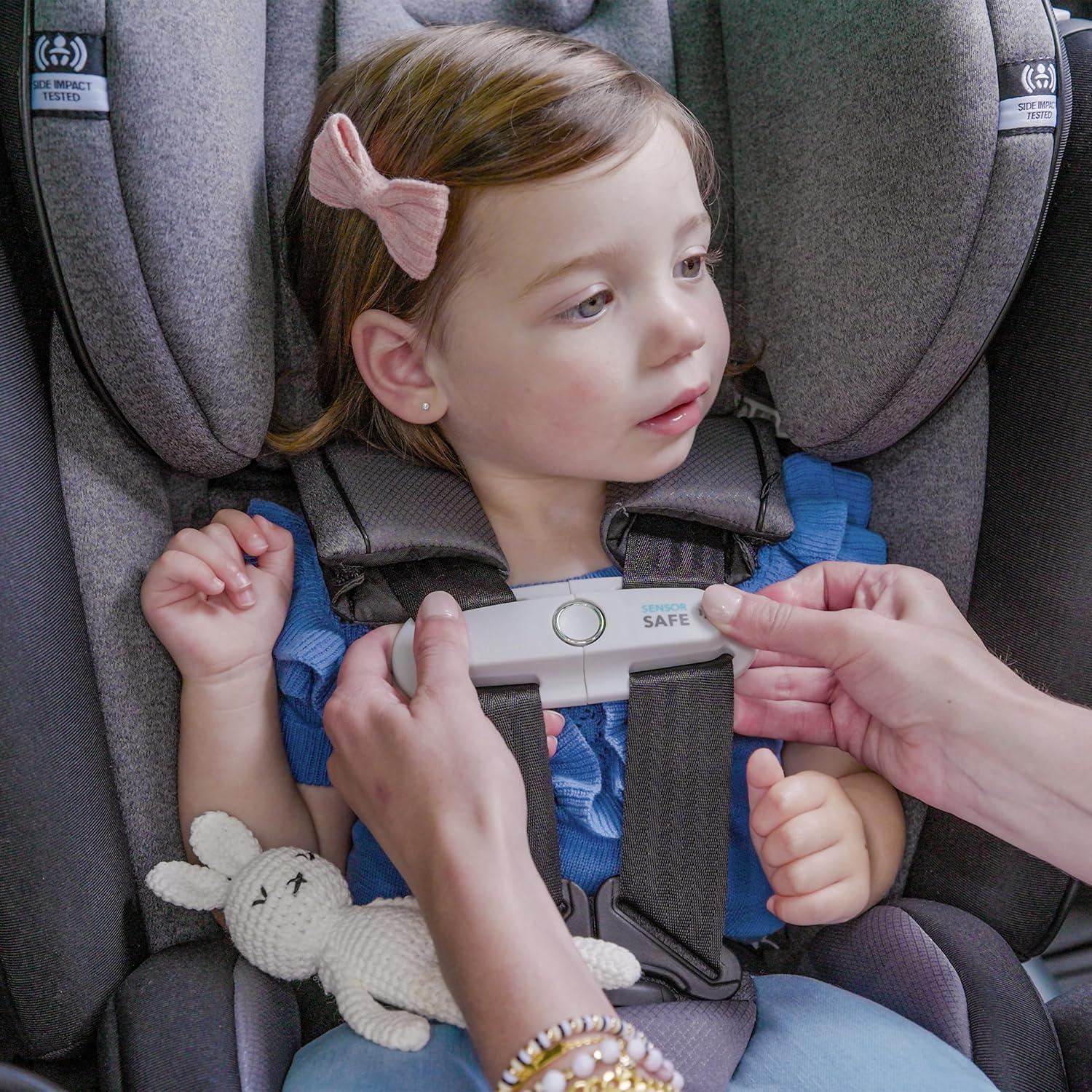 imageEvenflo Gold Revolve360 Extend AllinOne Rotational Car Seat with SensorSafe Onyx BlackMoonstone Gray