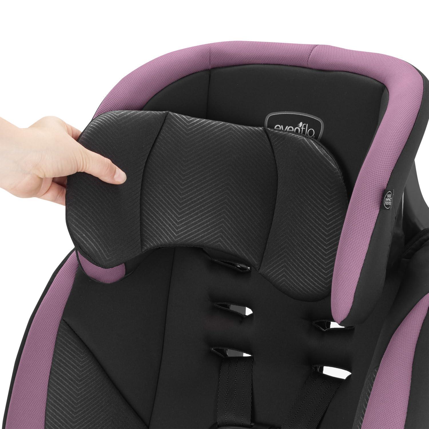 imageEvenflo HighBack Booster Car Seat with Harness 22 to 110lbs Maestro Sport Granite GrayWhitney