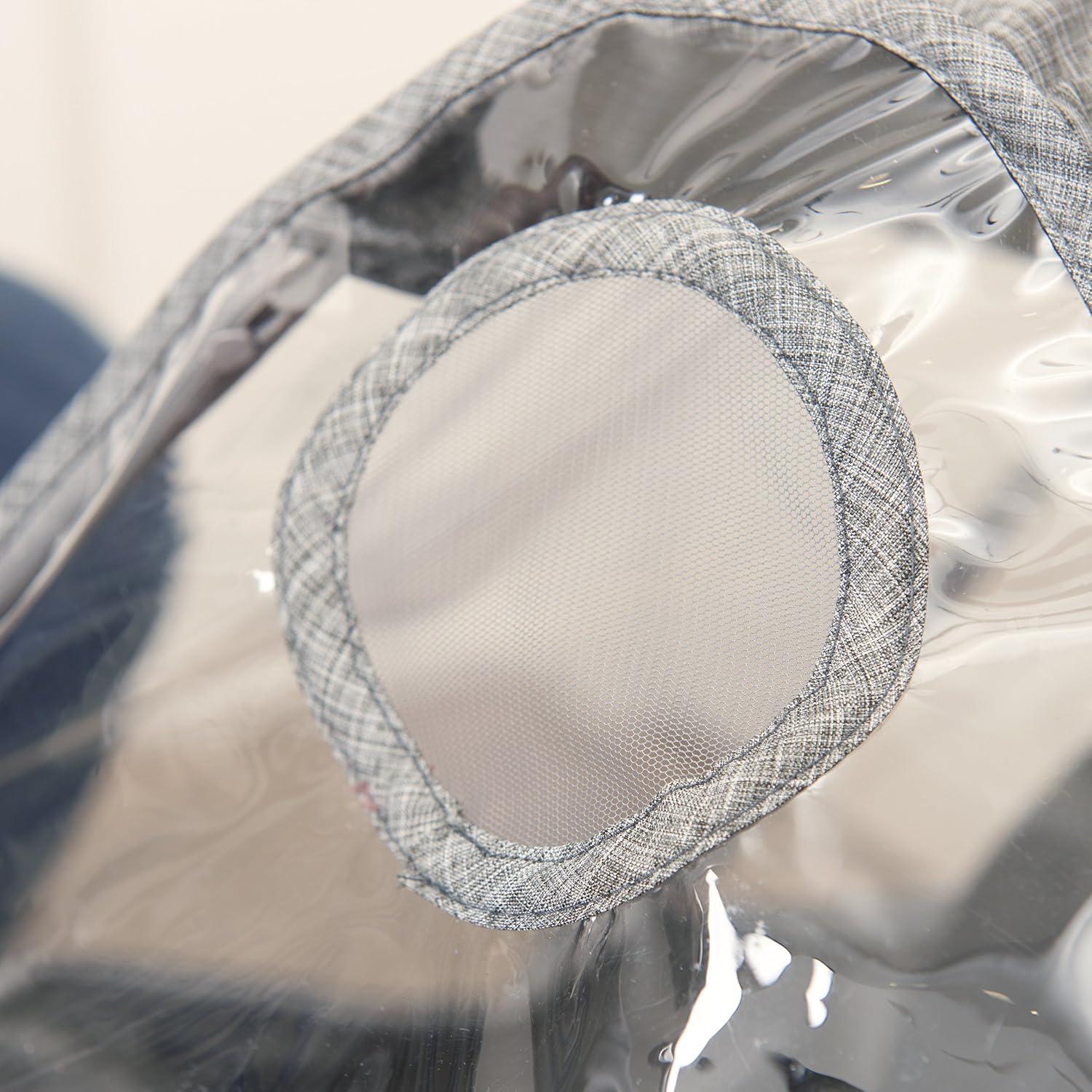 imageEvenflo Infant Car Seat Weather Shield Rain Cover Ventilated Panels Gray Melange