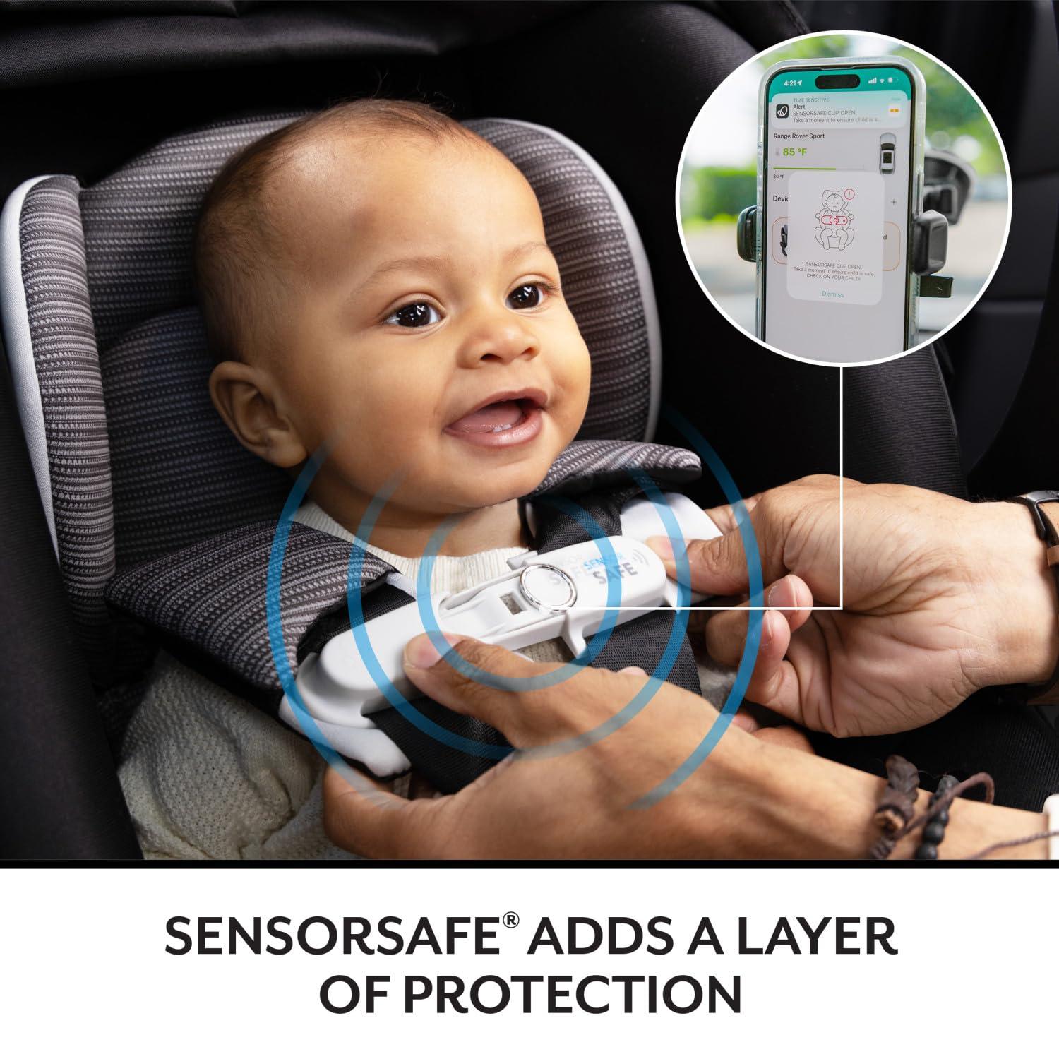 imageEvenflo Revolve180 LiteMax NXT Rotating RearFacing Lightweight Preemie and Infant Car Seat 330lbs with Green ampamp Gentle Easy Install with Base Primrose PinkAnchor Gray