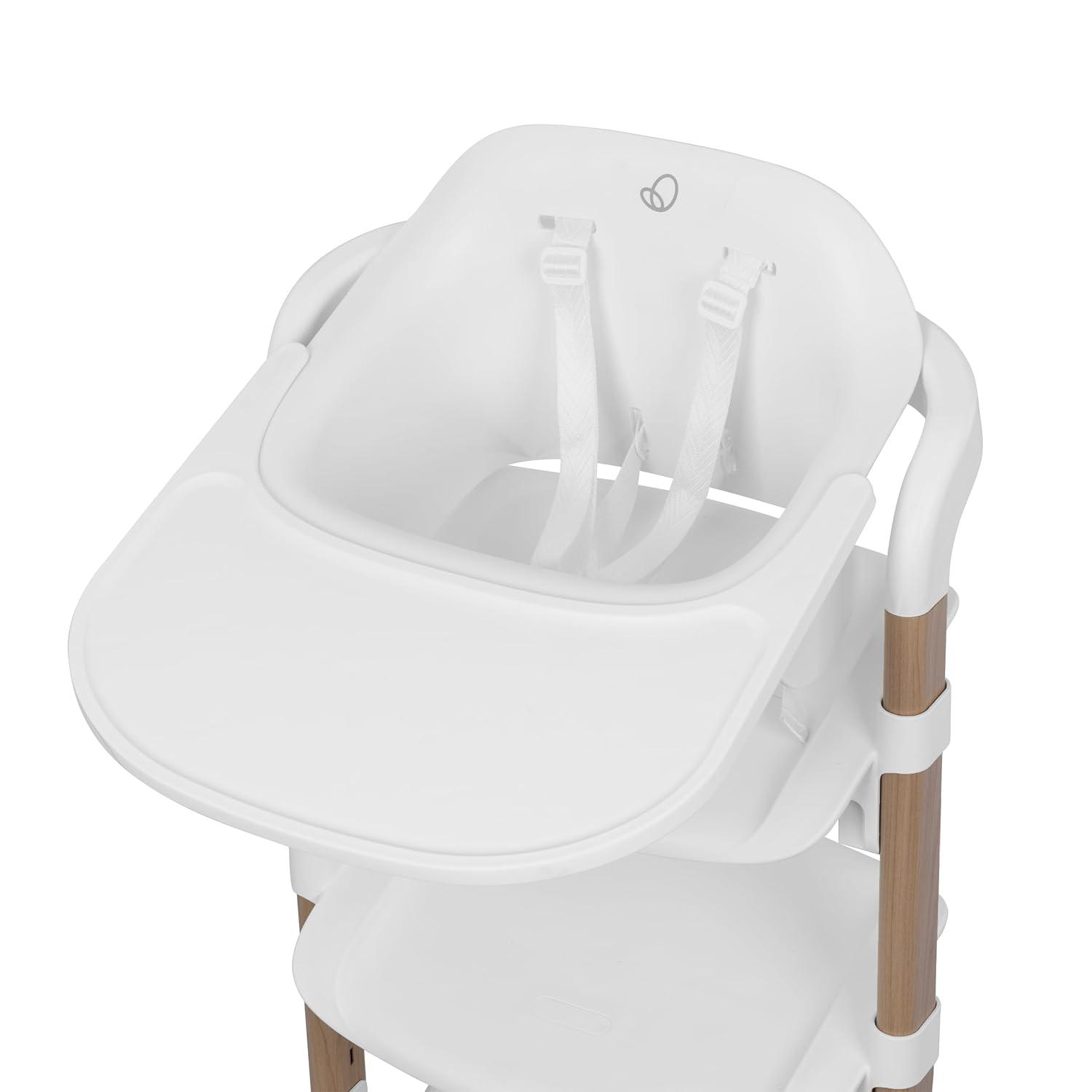 imageEvenflo RightSeat Multistage High Chair Sage GreenSea Salt White