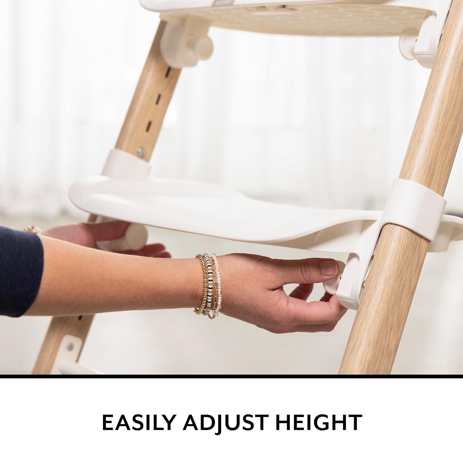 imageEvenflo RightSeat Multistage High Chair Sage GreenSea Salt White