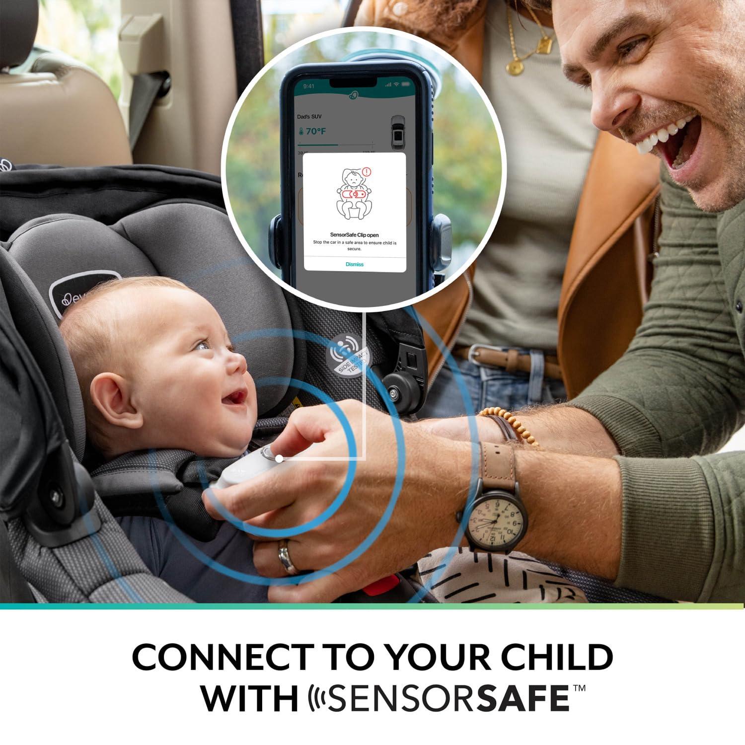 imageEvenflo Shyft DualRide Infant Car Seat Stroller Combo with Carryall Storage Boone GrayDurham Green