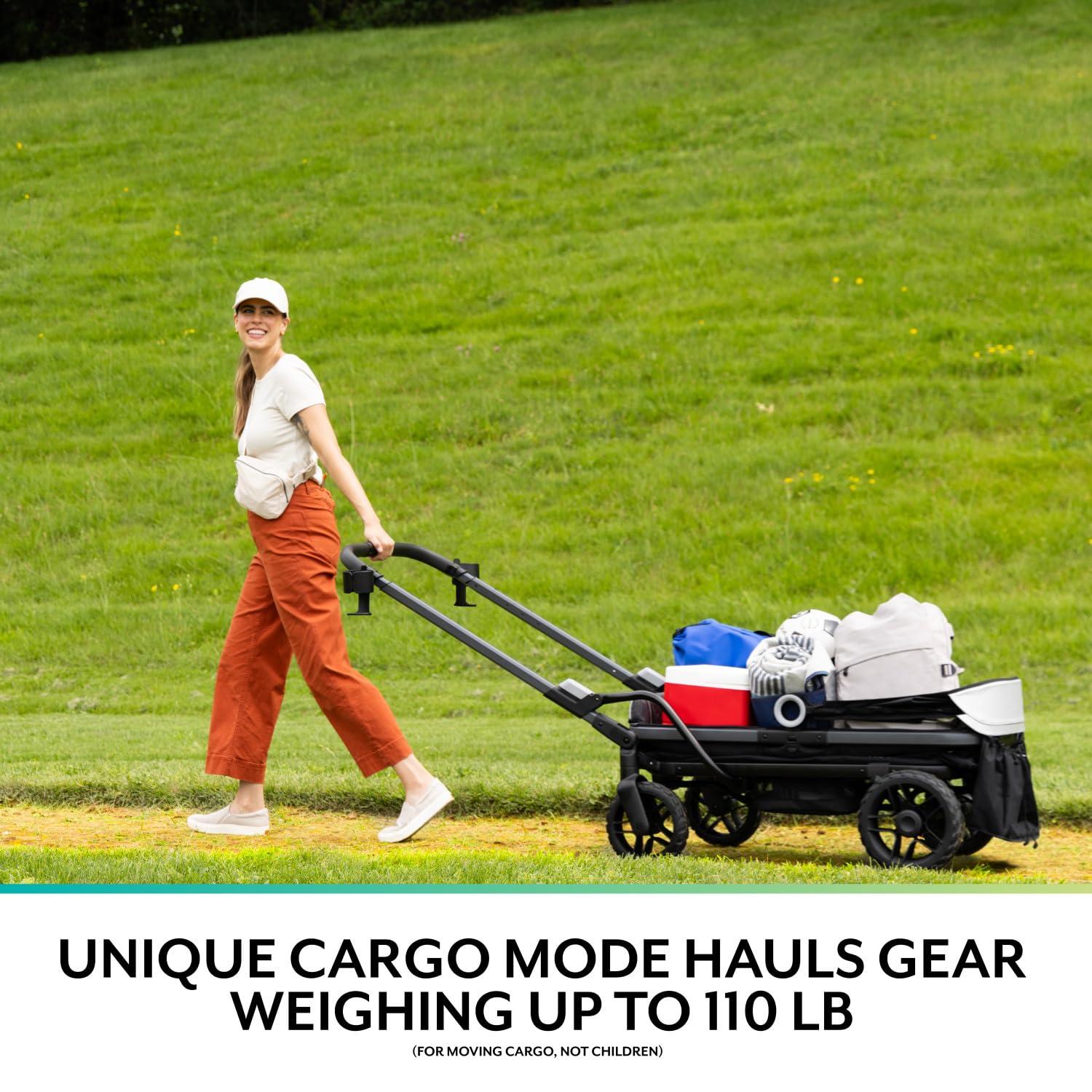 imageEvenflo Shyft Rideshare AllTerrain Performance Stroller Wagon Electric BlueElectric Blue