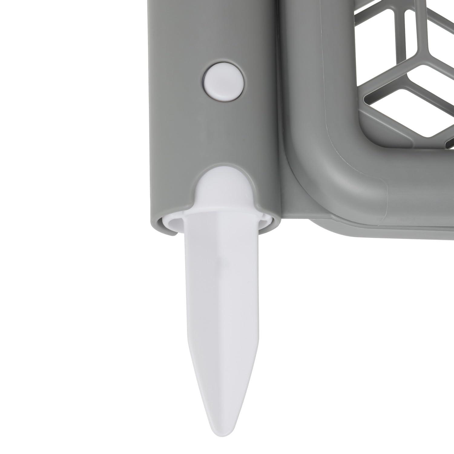 imageEvenflo Versatile Play Space Adjustable Play Area 6Panel Cool GrayCool Gray