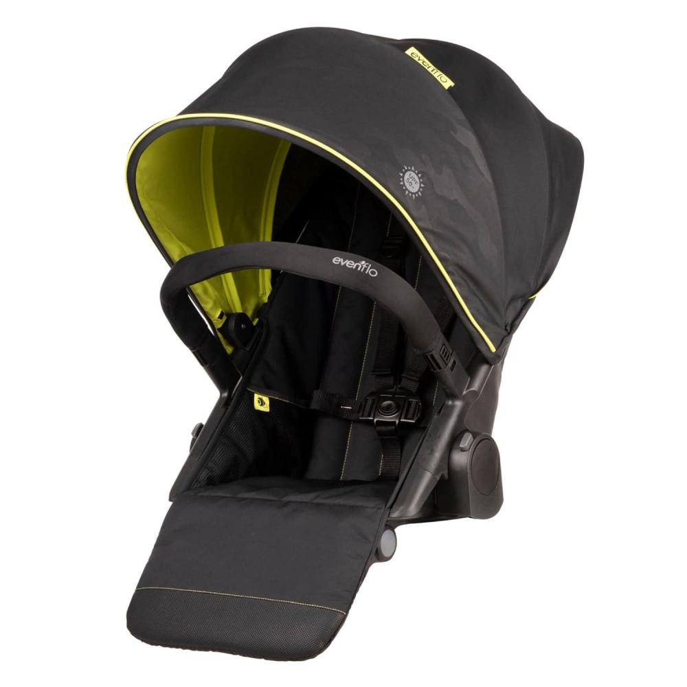 imageEvenflo Pivot Xplore Stroller Wagon Second Seat Gypsy Olive GreenWayfarer Black