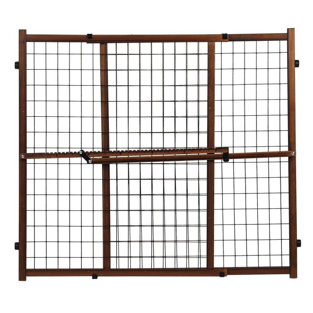 imageEvenflo Position ampamp Lock Tall and Wide Value Adjustable Baby Gate Farmhouse CollectionFarmhouse Collection