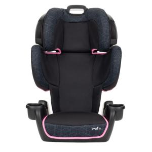Evenflo GoTime LX High Back Booster Car Seat(Terrain Pink)