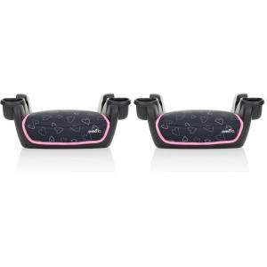 Evenflo GoTime No Back Booster Car Seat (Blue Astro)(Amore Pink)