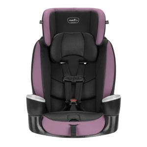 Evenflo High-Back Booster Car Seat with Harness, 22 to 110lbs, Maestro Sport, Granite Gray(Whitney)