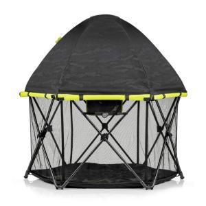 Evenflo Play-Away Portable Playard Deluxe, Adventurer , 15 Sq Ft (Pack of 1)(Wayfarer Black)
