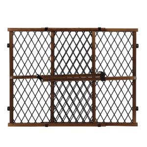 Evenflo Position & Lock Baby Gate, Pressure-Mounted, Farmhouse Collection(Farmhouse Collection)