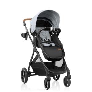 Evenflo Shyft Intuiti+ Stroller with Green & Gentle Fabric (Travertine)(Quartz)