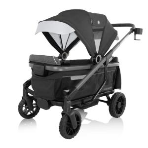 Evenflo Shyft Rideshare All-Terrain Performance Stroller Wagon (Electric Blue)(Sterling Black)