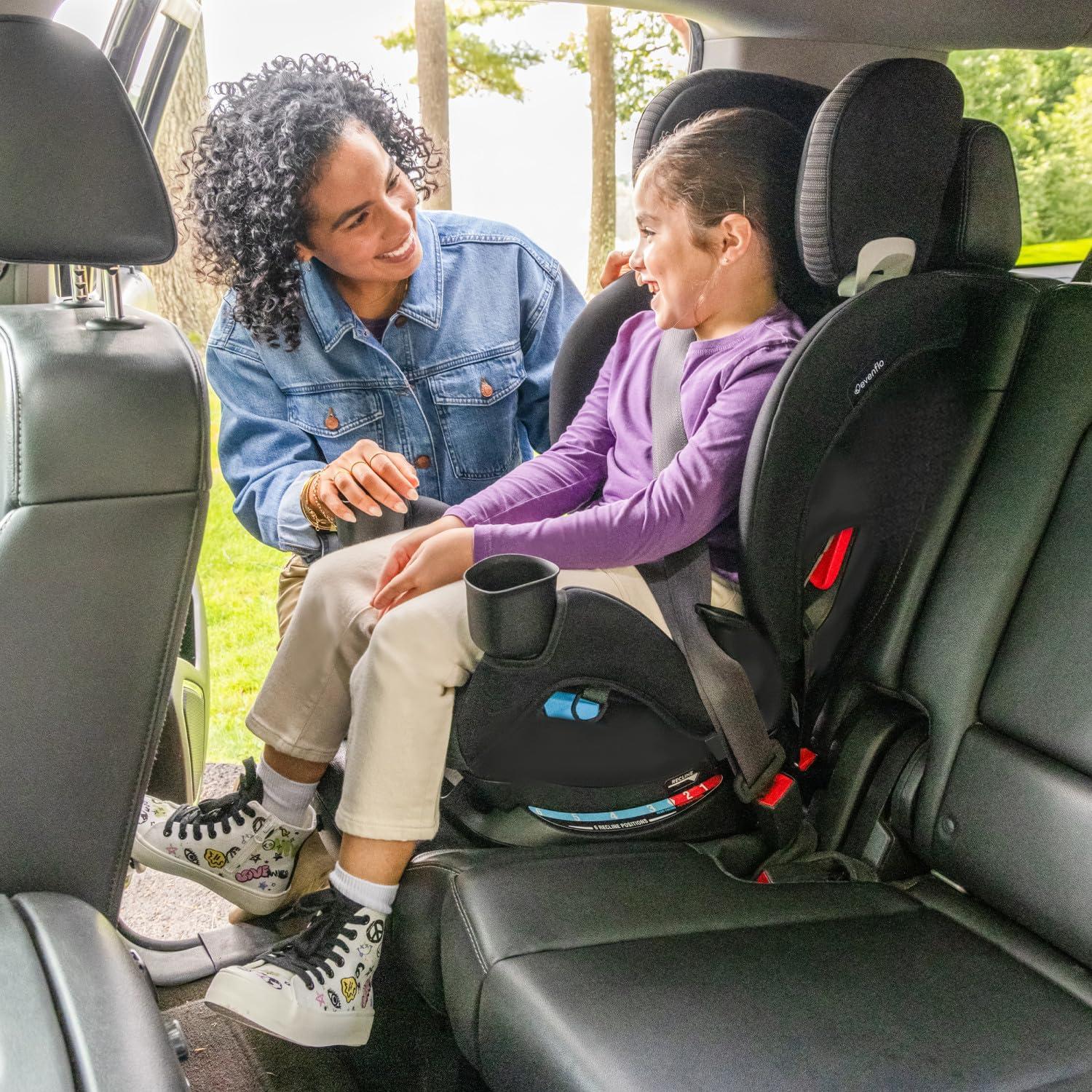 imageAll4Stages Slim 4in1 Convertible Car Seat Baldwin GrayBaldwin Gray