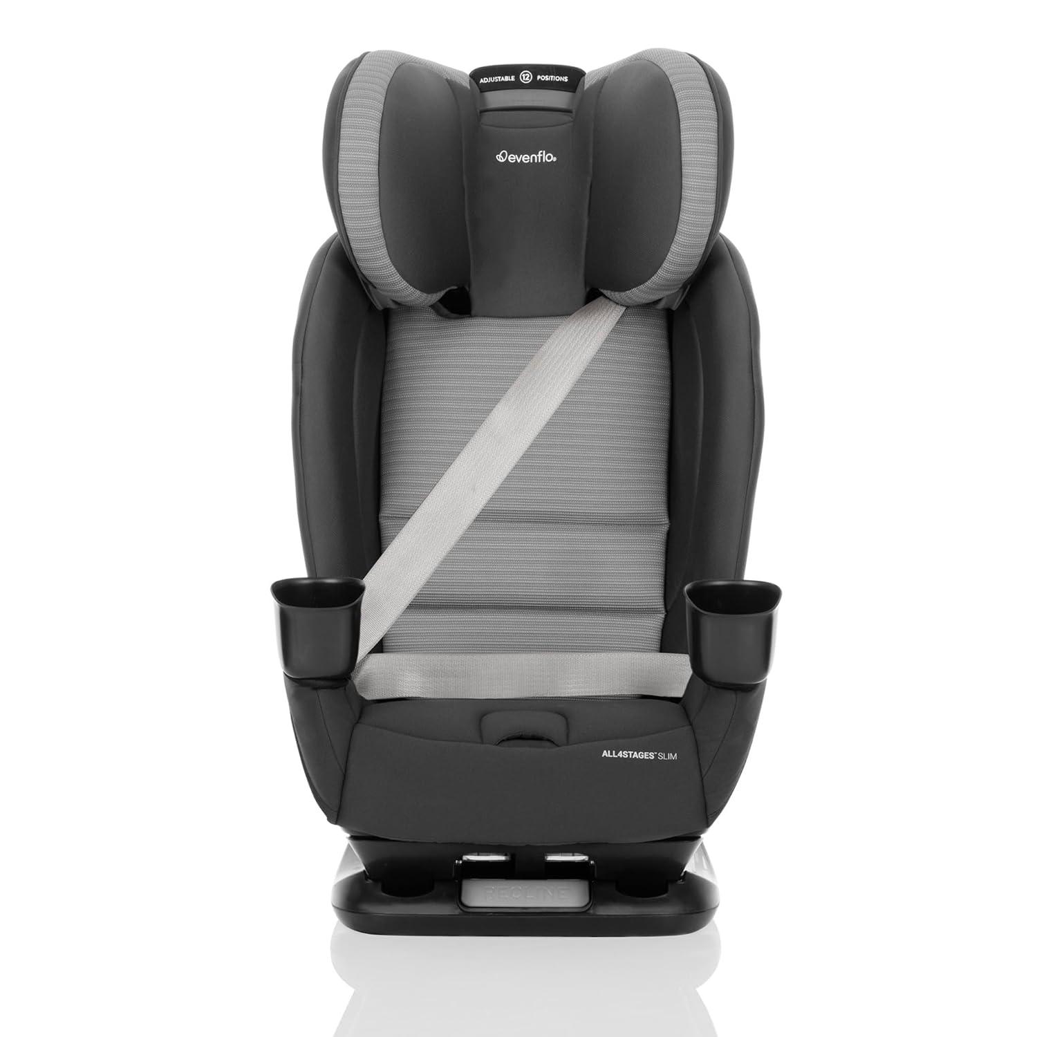 imageAll4Stages Slim 4in1 Convertible Car Seat Baldwin GrayBaldwin Gray