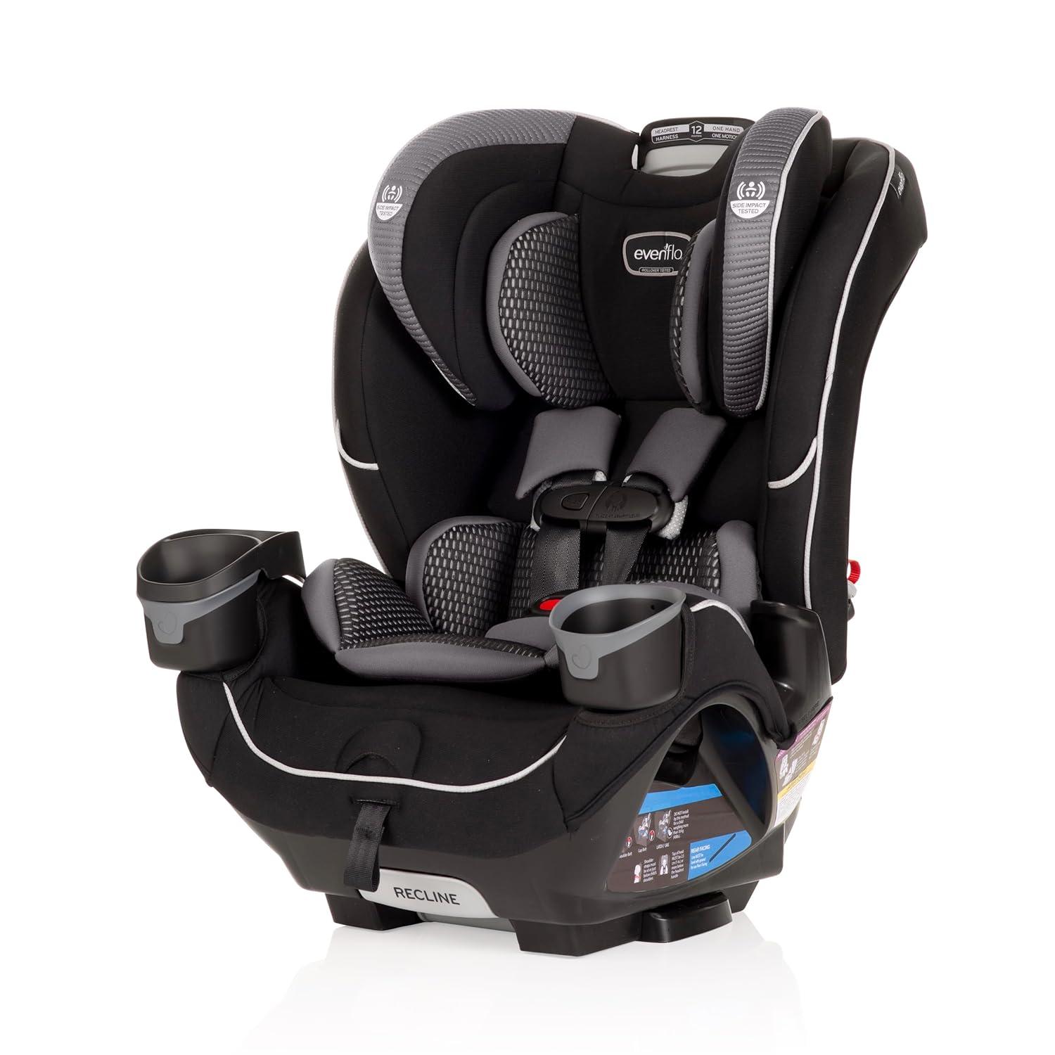imageEvenflo EveryFitAll4One 3in1 Convertible Car Seat Atlas GreenOlympus Black