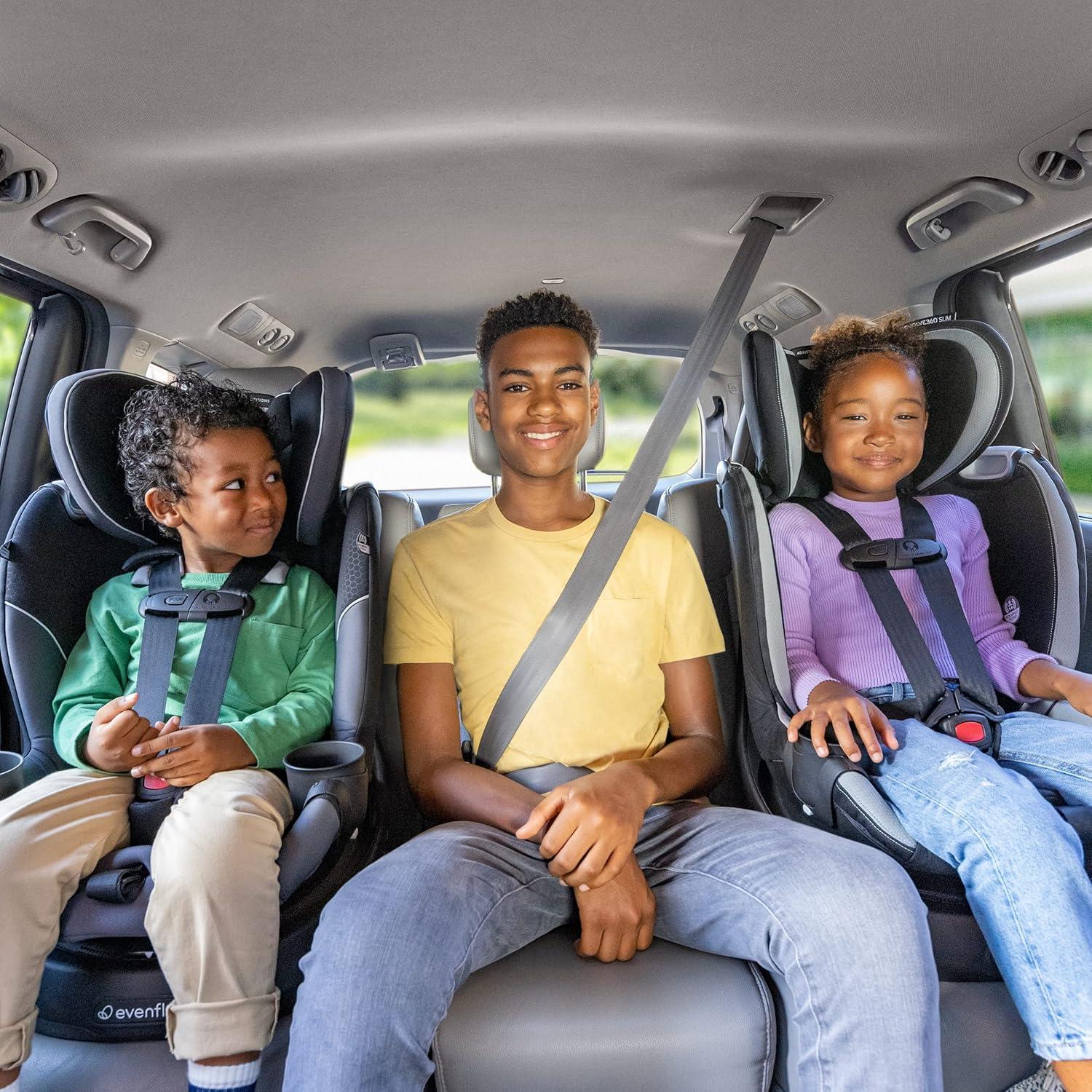 imageEvenflo Gold Revolve360 Slim 2in1 Rotational Car Seat with SensorSafe Amethyst PurpleAmethyst Purple