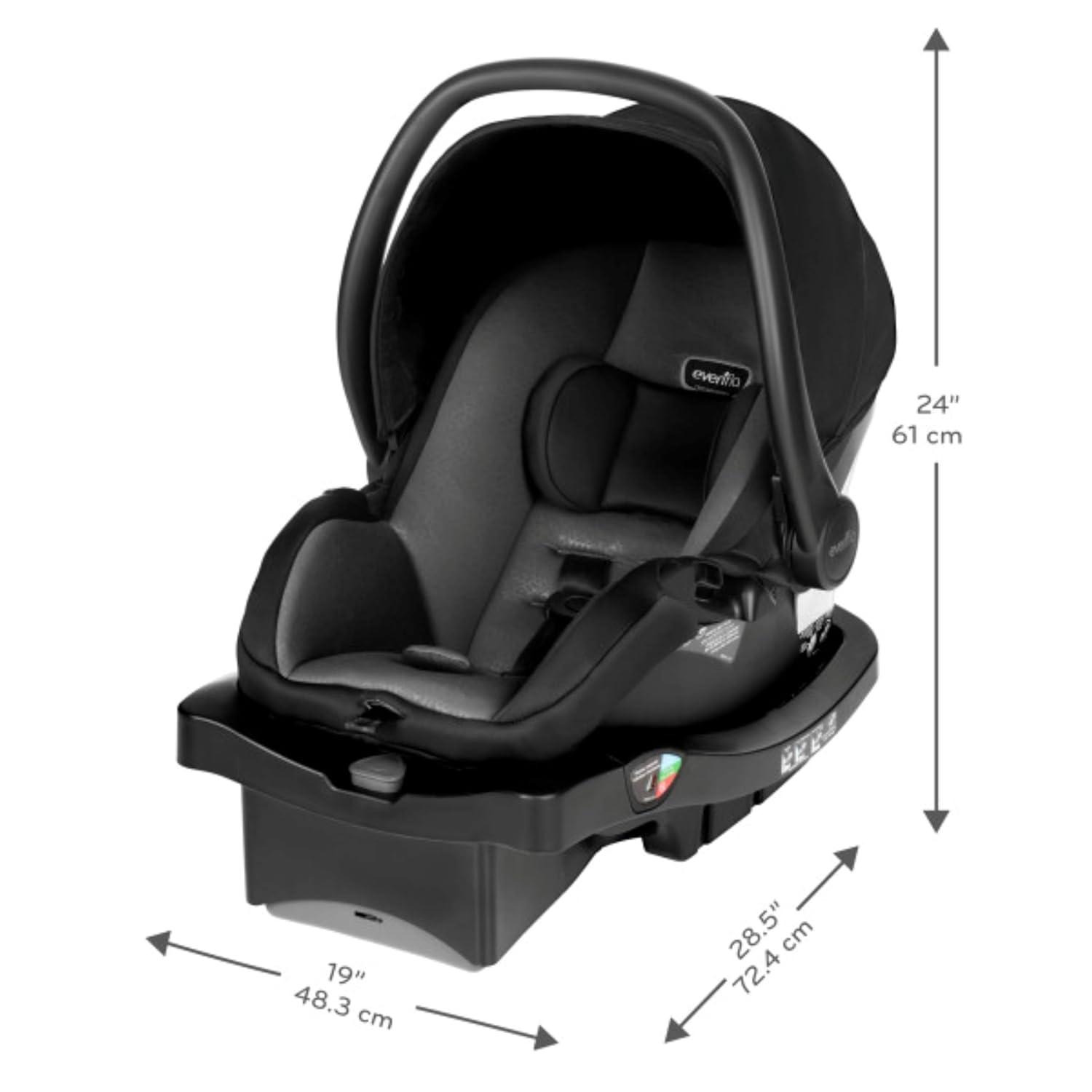 imageEvenflo LiteMax 30 Infant Car Seat River StoneKnoxville Gray