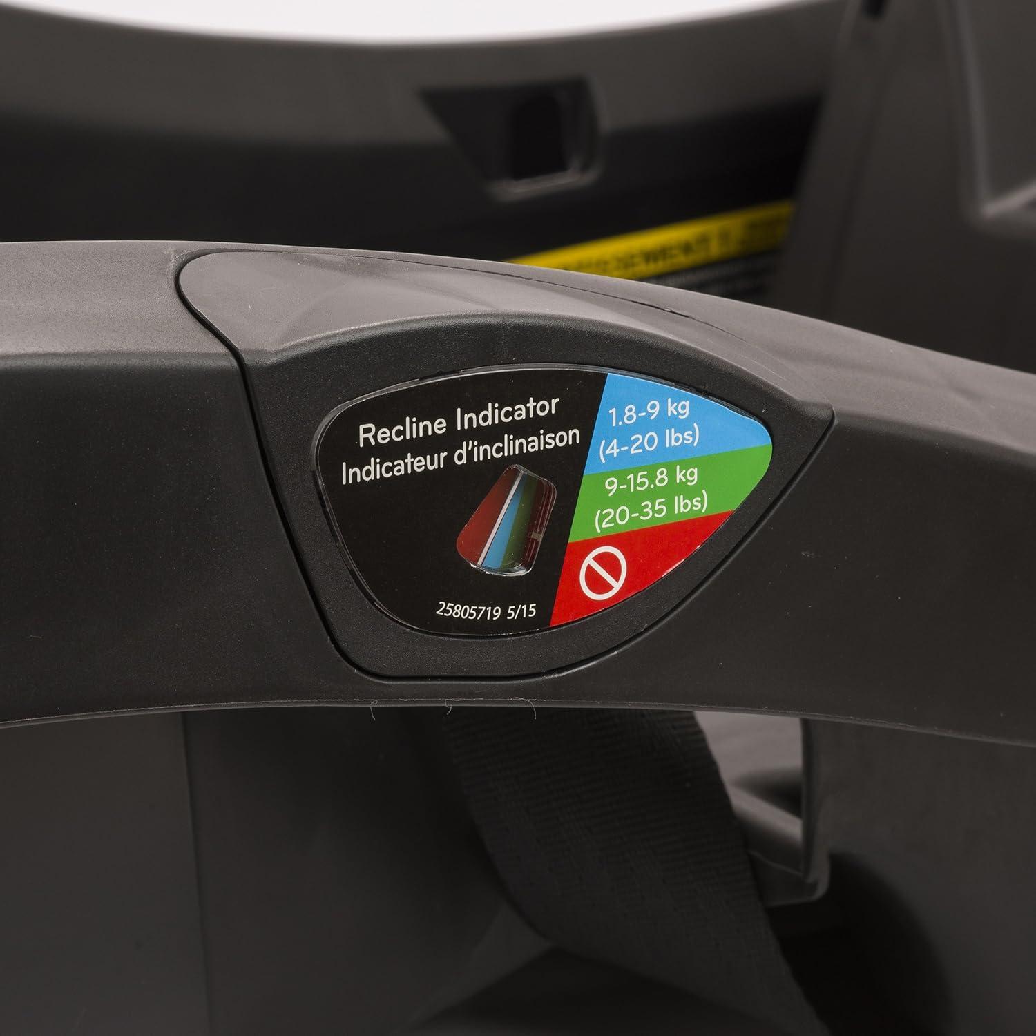 imageEvenflo LiteMax Infant Car Seat Base Easy to Install Versatile and Convenient Meets All Federal Safety Standards Durable Construction Compatible with All LiteMax Infant Seats BlackNon Side Impact Seat