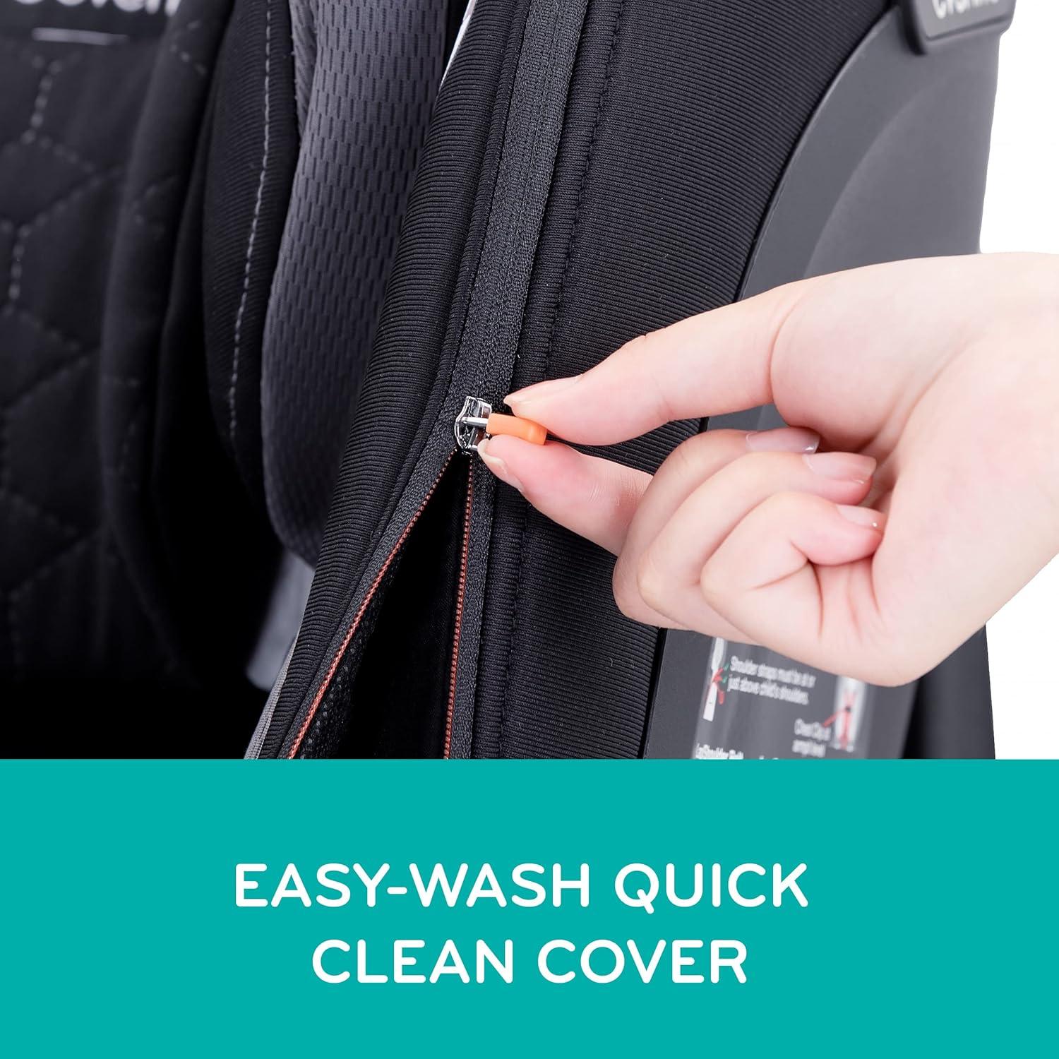 imageEvenflo Revolve360 Extend Convertible Car Seat with 360 Degree Rotation Extended RearFacing ForwardFacing Booster Mode and Secure Latch Install Rowe PinkRockland Green