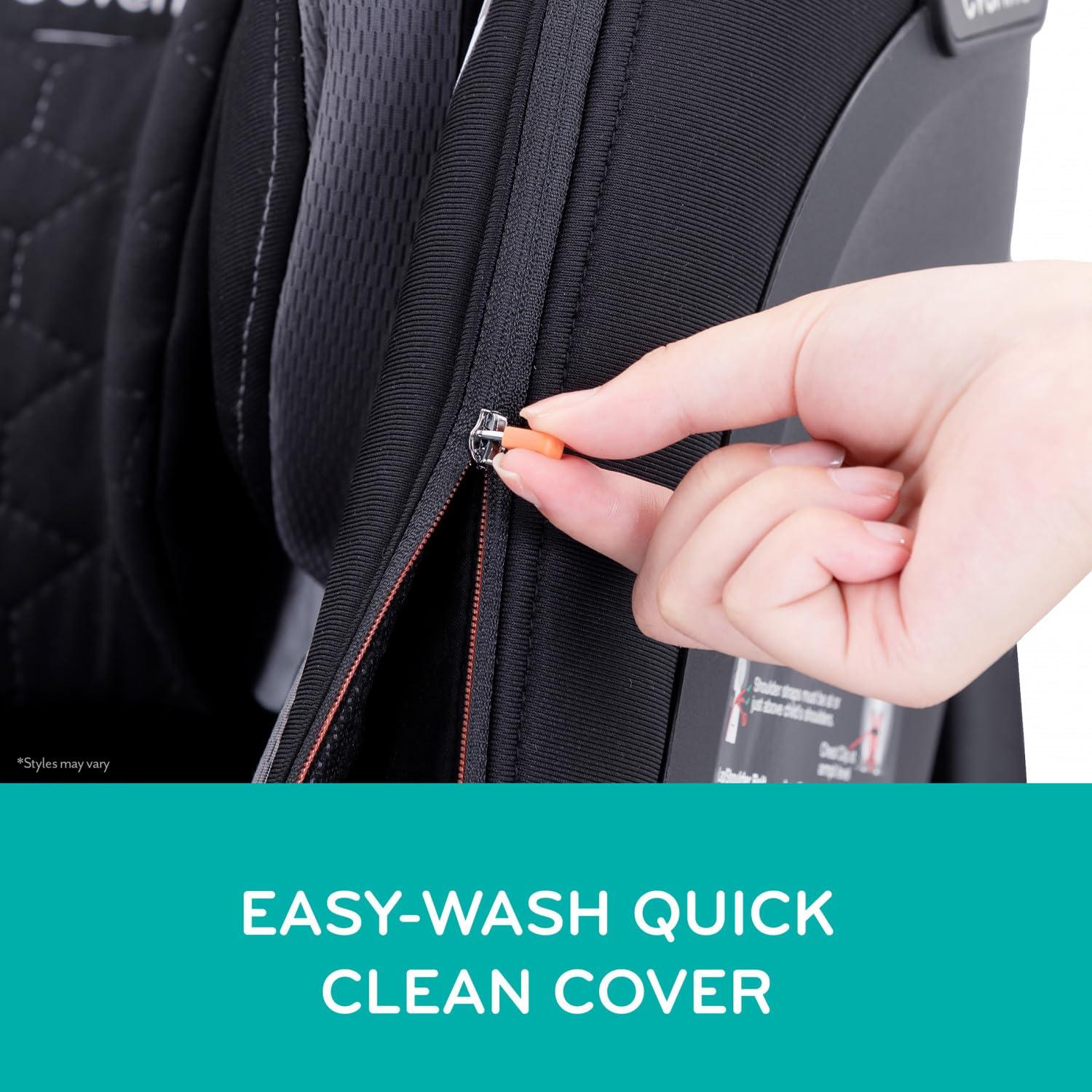 imageEvenflo Revolve360 Extend Convertible Car Seat with 360 Degree Rotation Extended RearFacing ForwardFacing Booster Mode and Secure Latch Install Rowe PinkRockland Green