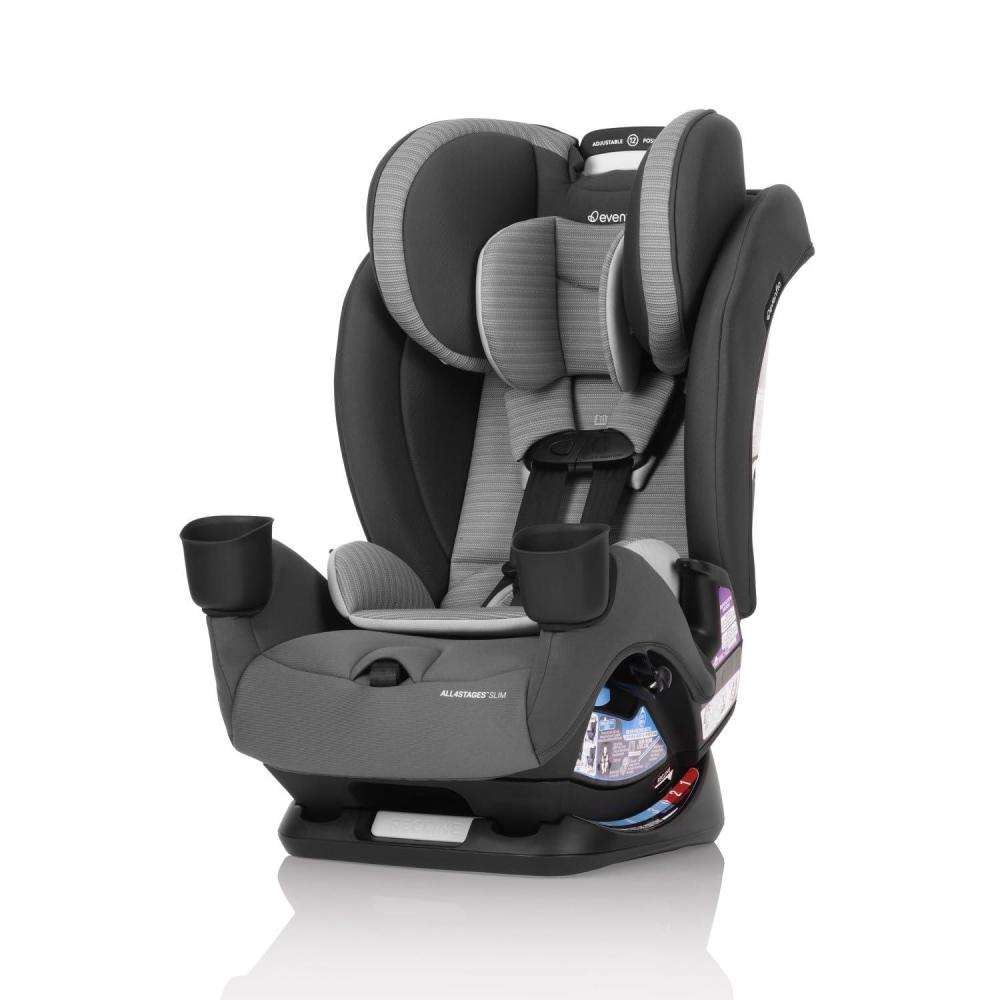 imageAll4Stages Slim 4in1 Convertible Car Seat Baldwin GrayBaldwin Gray