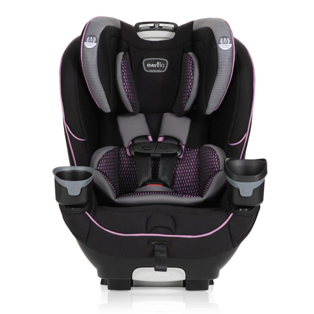 imageEvenflo EveryFitAll4One 3in1 Convertible Car Seat Atlas GreenAugusta Pink