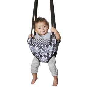 Evenflo Exersaucer Johnny Jumper Featuring Easy-to-Use Clamp Attachment for Quick and Tool-Free Set Up and Adjustable Straps to Customize the Height for Your Child, Roo(Star Power)