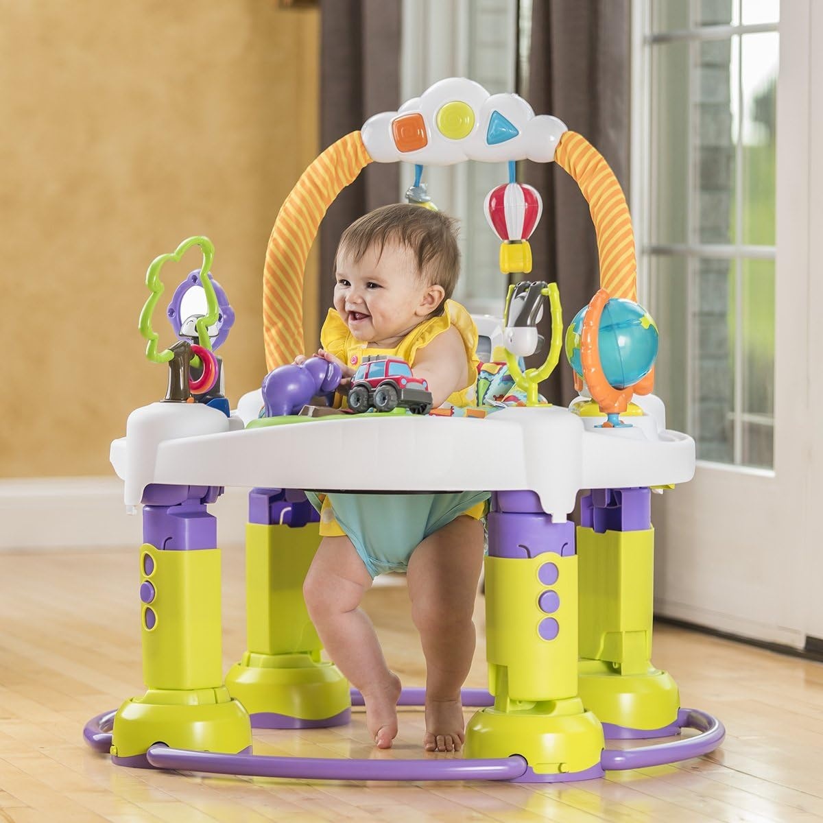 image:imageEvenflo Triple Fun Bouncing Activity Center World Traveler