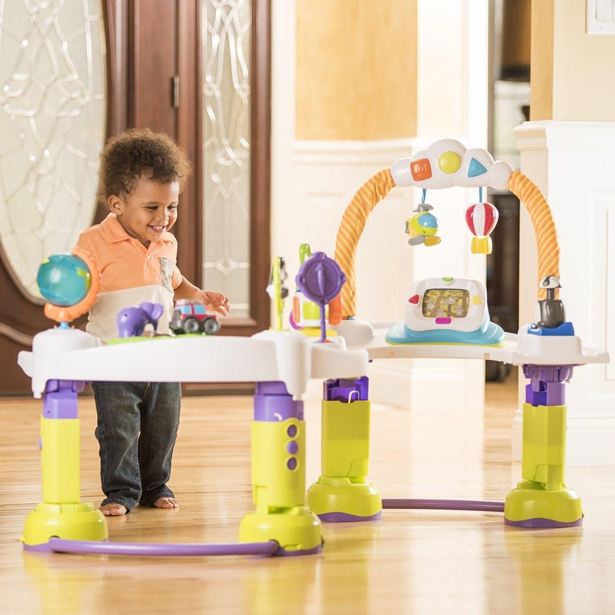 image:imageEvenflo Triple Fun Bouncing Activity Center World Traveler