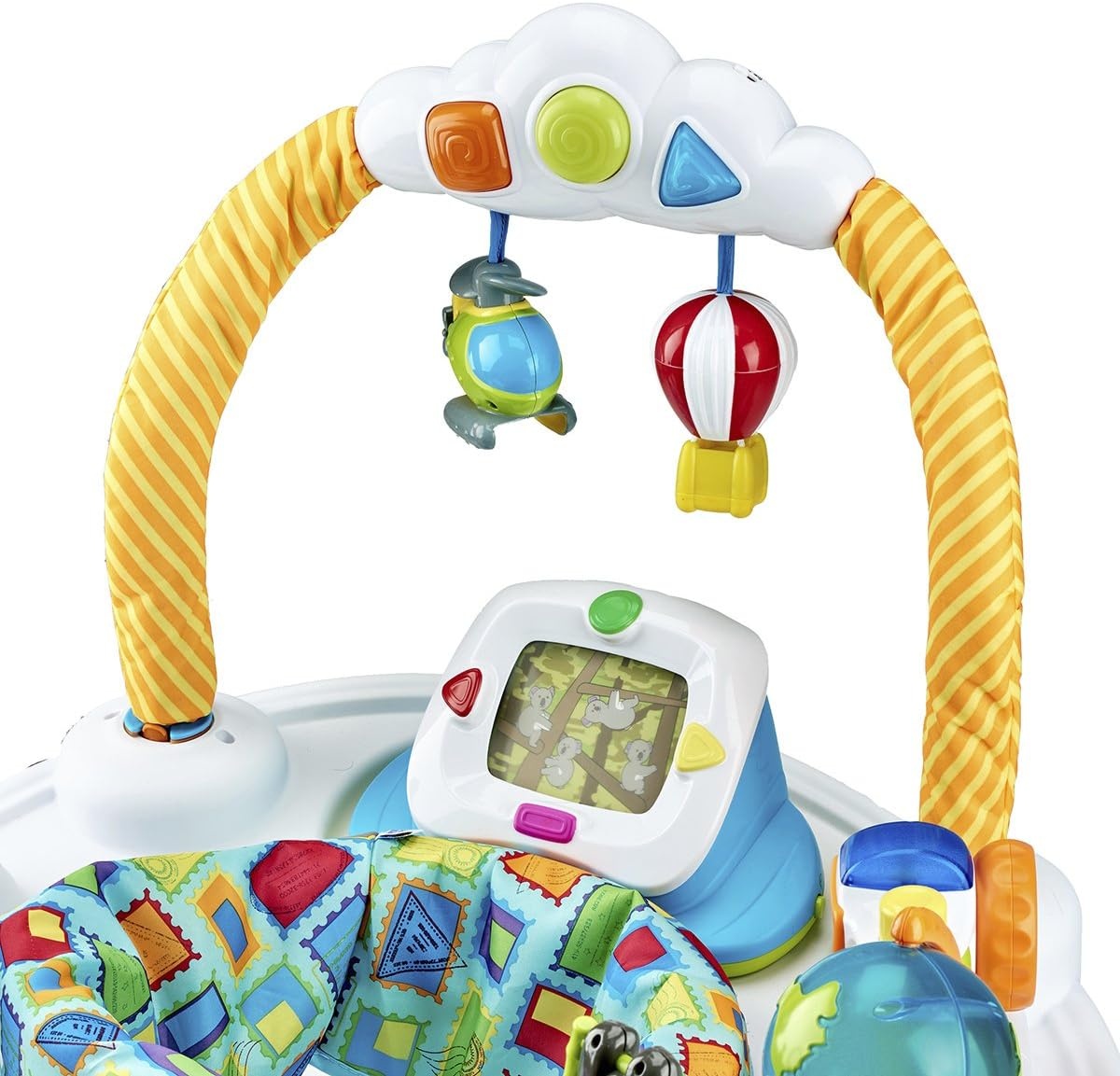 image:imageEvenflo Triple Fun Bouncing Activity Center World Traveler