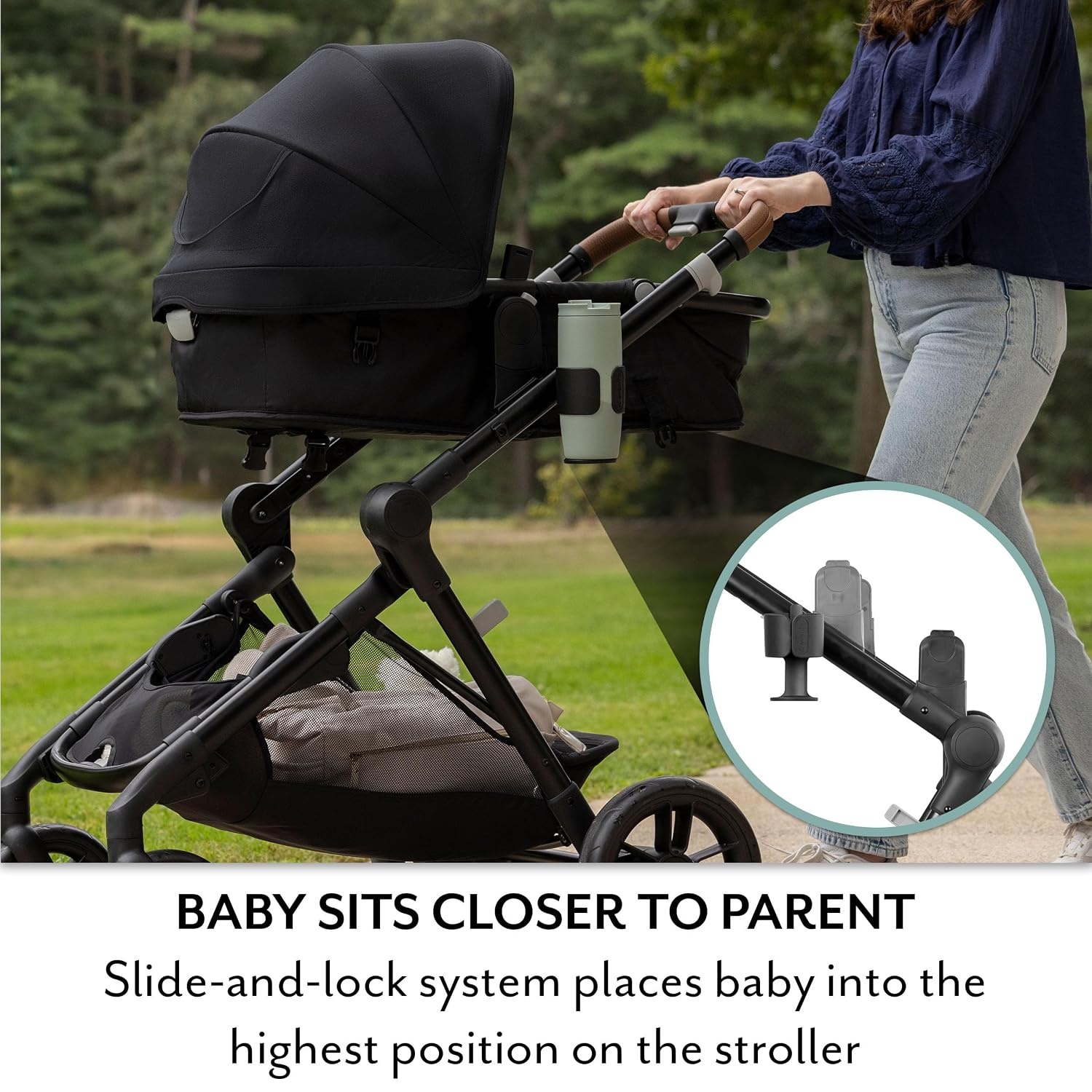 image:imageEvenflo Pivot Xpand NXT Stroller Coal Black