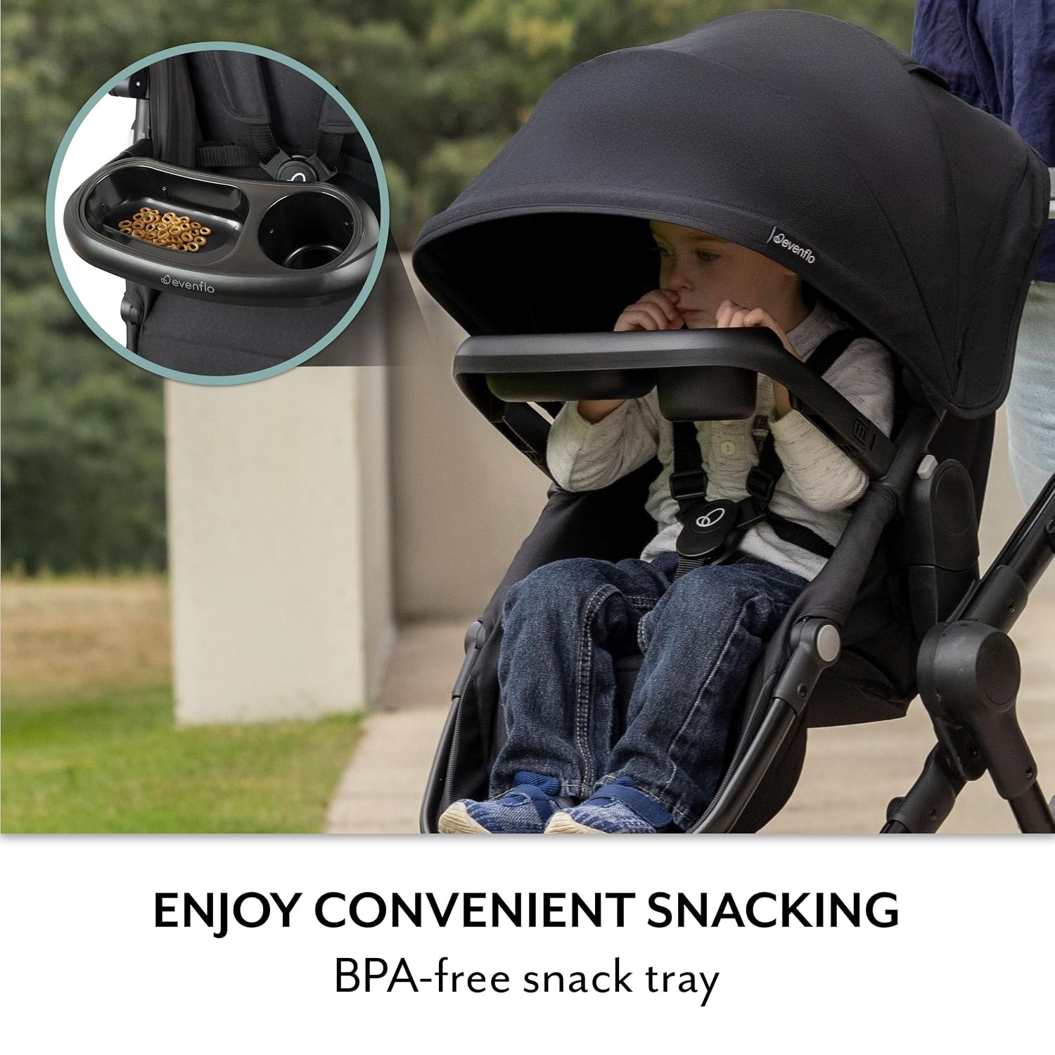 image:imageEvenflo Pivot Xpand NXT Stroller Coal Black