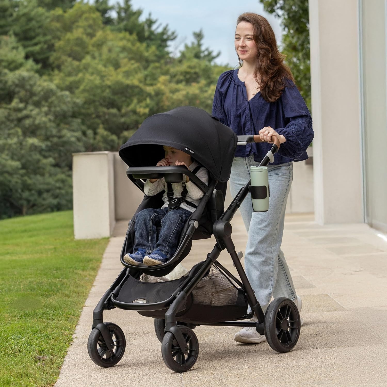 image:imageEvenflo Pivot Xpand NXT Stroller Coal Black