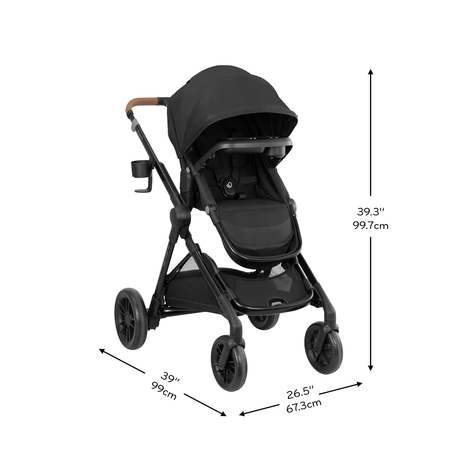 image:imageEvenflo Pivot Xpand NXT Stroller Coal Black
